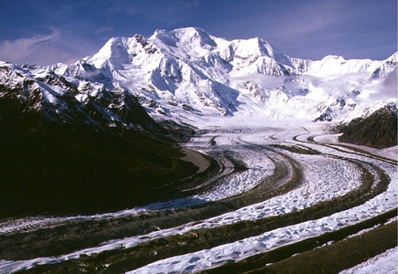 Mount Blackburn is the highest peak of the Wrangell Mountains.