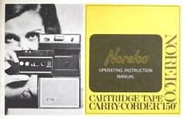 Operating instructions for the Philips/Norelco Cartridge Tape Carry-Corder 150 (1964)