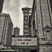 A photograph of the Chicago Theatre's signage, taken by Tony Levin