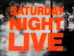 The title card for the ninth season of Saturday Night Live.