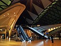 Escalators heading to the airport (2015)