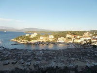 View of Kasiopi village from the castle