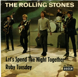 Обложка сингла the Rolling Stones «Let’s Spend the Night Together» (1967)