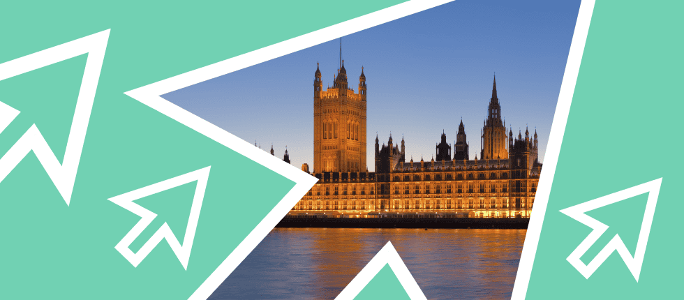 Source image by Diliff, An image of the Palace of Westminster, London, during blue hour.