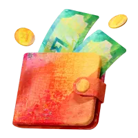 Wallet illustration