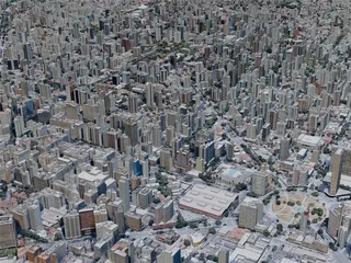 Belo Horizonte City, Brazil (2019) 3D Model