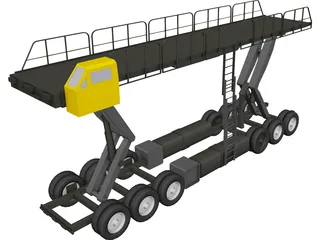 Airport Loader 3D Model