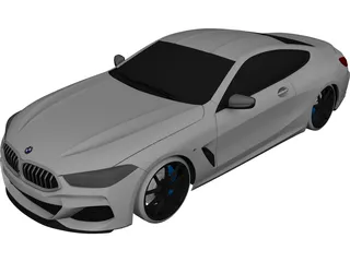 BMW 850i Coupe (2019) 3D Model