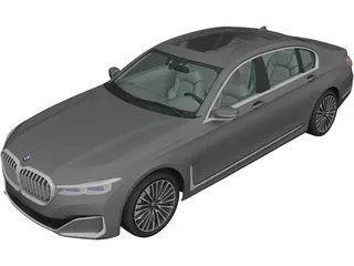 BMW 750Li (2019) 3D Model