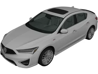 Acura ILX (2019) 3D Model