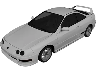 Acura Integra Type-R (2001) 3D Model