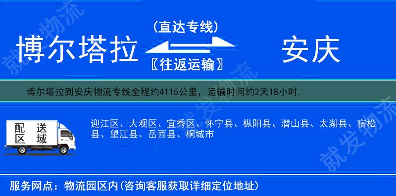 博尔塔拉到安庆怀宁县物流运费-博尔塔拉到怀宁县物流公司-博尔塔拉发物流到怀宁县-