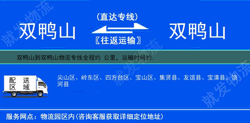 双鸭山尖山区到双鸭山多少公里