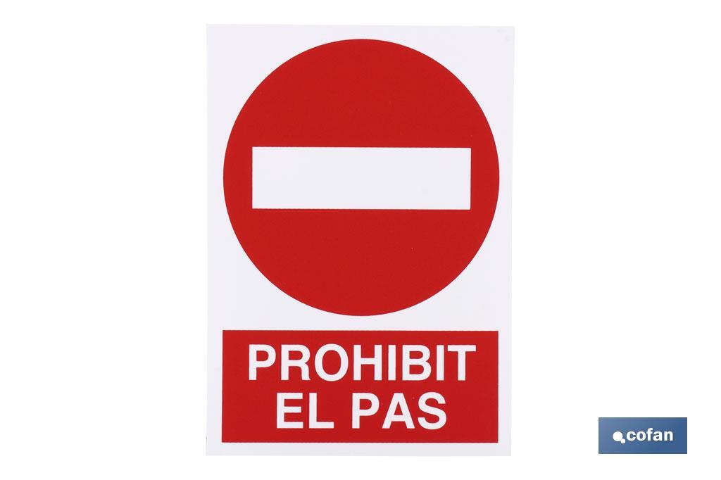 Prohibit el pas - Cofan