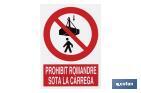 PROHIBIT ROMANDRE SOTA LA CARREGA