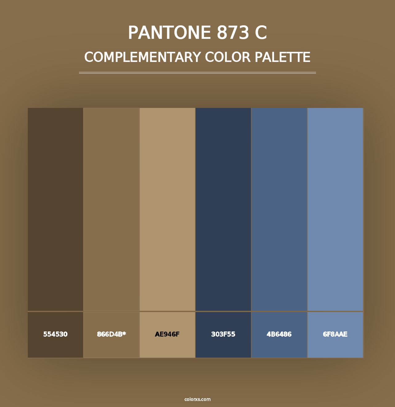 PANTONE 873 C - Complementary Color Palette