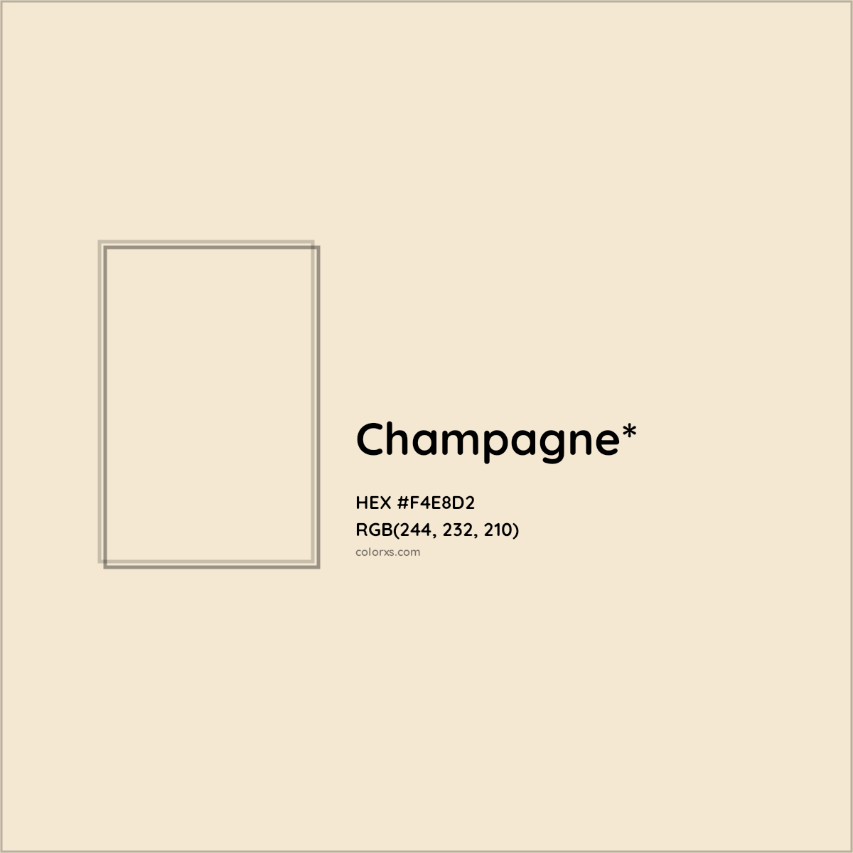 HEX #F4E8D2 Color Name, Color Code, Palettes, Similar Paints, Images