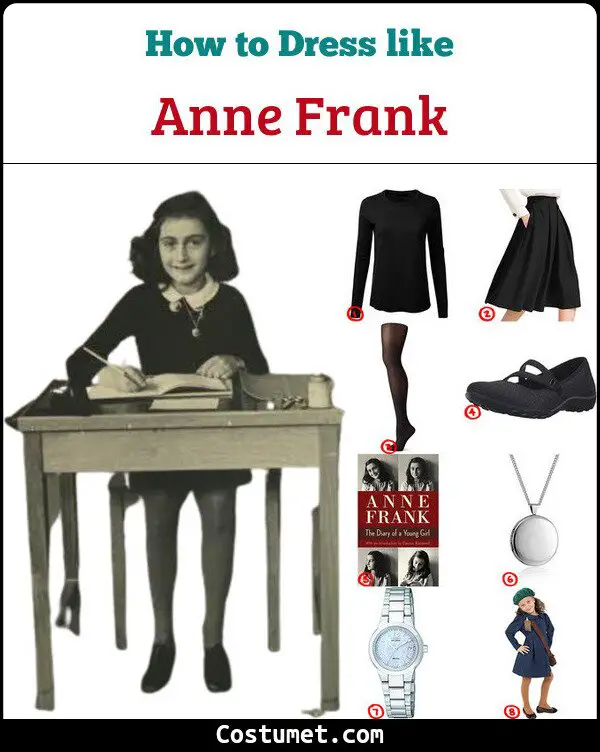 Anne Frank Costume for Cosplay & Halloween