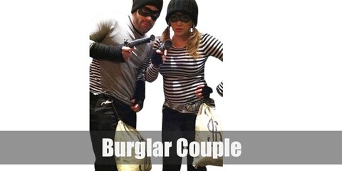 Burglar Couple Costume