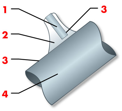 Finned Tube Cross Section