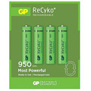 GP 95AAAHC RECYKO+ BATTERY, AAA size, NiMH, 950mAh (pack of 4)