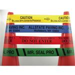 Custom Barricade Tape Roll 3" x 1000'