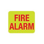 Luminescent Fire Alarm 5" x 6" Sign