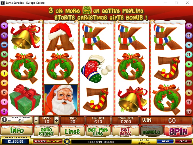 Europa Casino new Game 1 