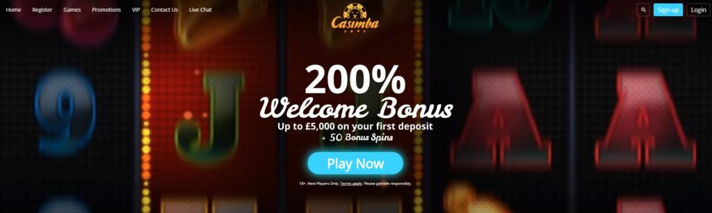 casimba free spins