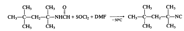 Preparation of1,1,3,3-Tetramethylbutylisonitrile