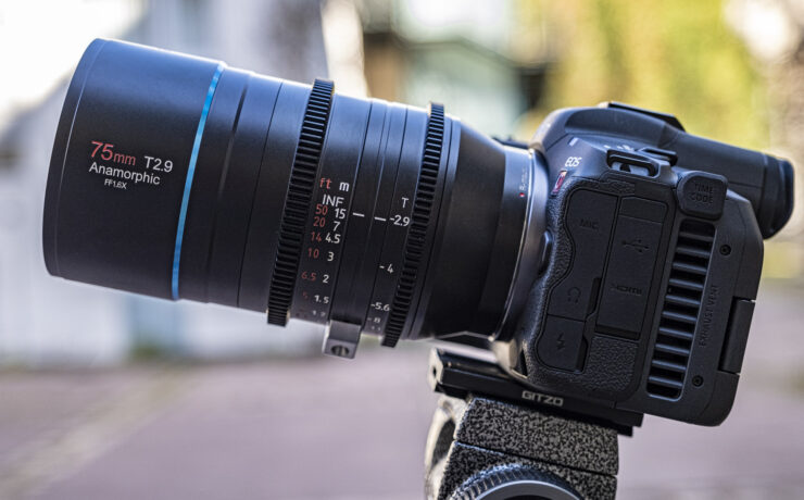 SIRUI 75mm 1.6x Full-Frame Anamorphic Lens Now on Indiegogo - Tested with Canon EOS R5 C