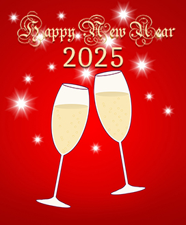 New Year clipart party glasses