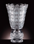 Bohemian Lead Crystal Vase