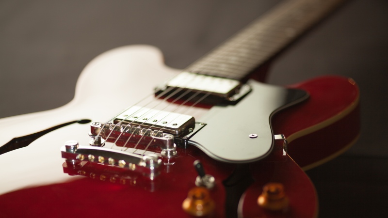 An electric guitar is shown in this file photo. (Pexels)