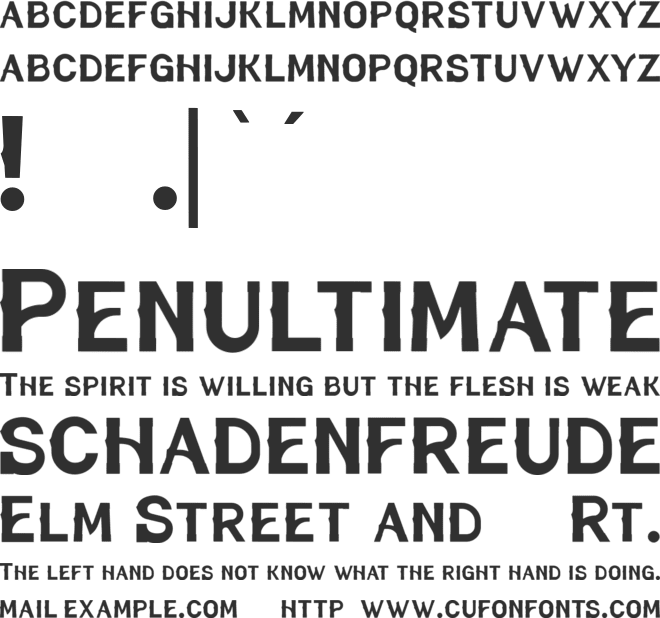 Ketoprak font preview