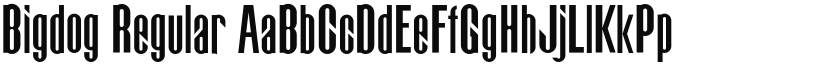 Bigdog font download