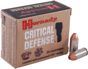 Hornady Critical Defense 45 Auto 185 gr FTX 20Rds