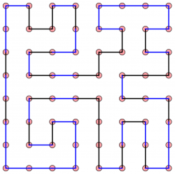 Solved Fences puzzle