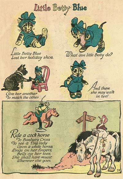 Walt Kelly Animals Mother Goose