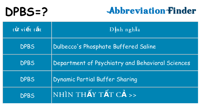 dpbs hiện những gì đứng cho