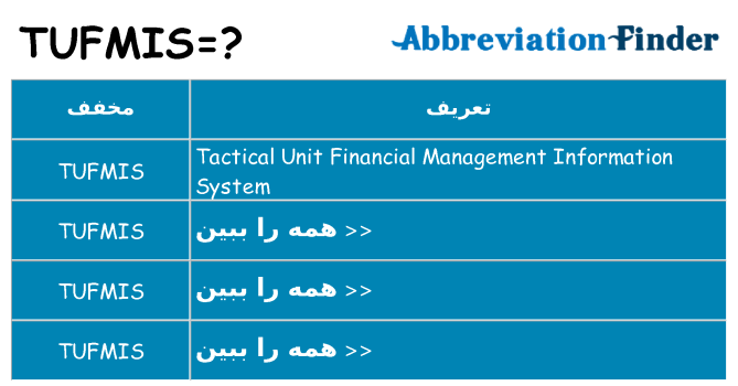 چه tufmis برای ایستادن؟