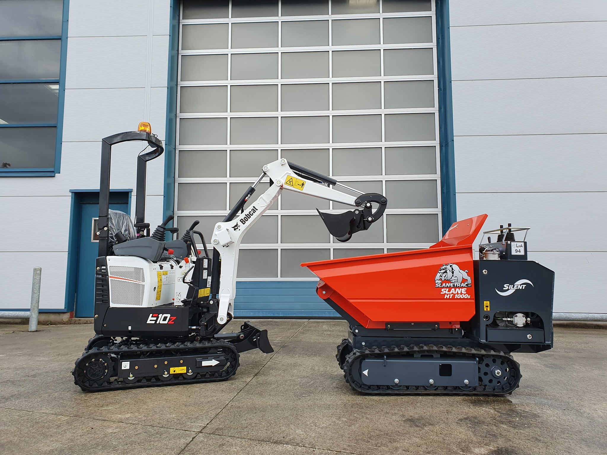 Bobcat E10z Mini Excavator | Slanetrac Mini Dumper - Adare Machinery