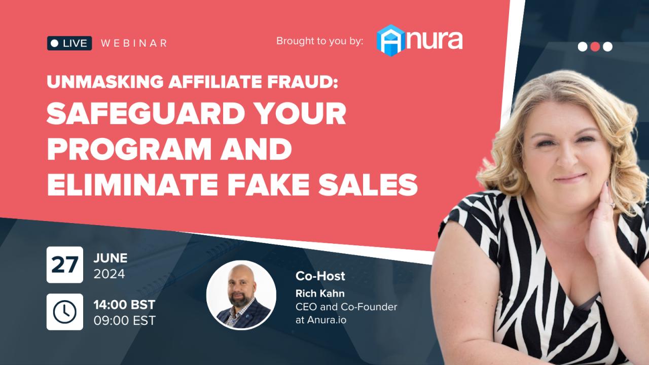 Affiverse Webinar, Affiliate fraud, affiliate program