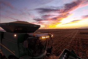 Corn Harvest in South Central Nebraska