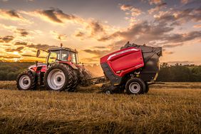 The Hesston by Massey Ferguson 1 Series round baler