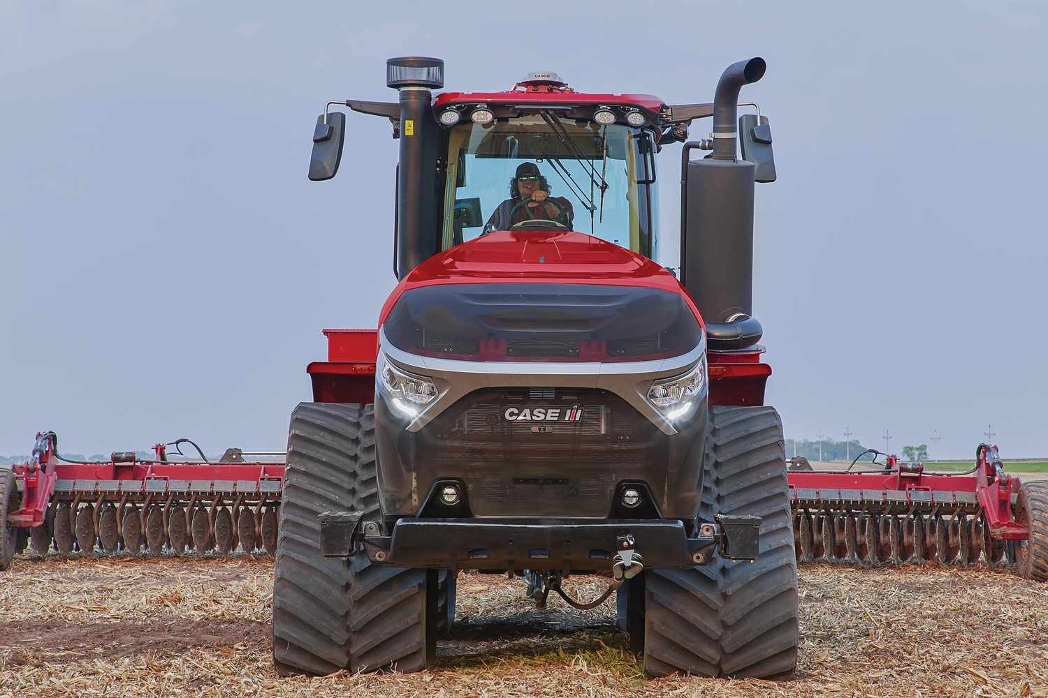 Front hood view of the Steiger 715