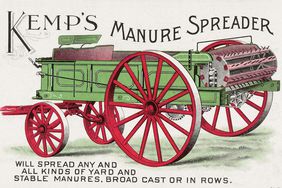 Kemp's manure spreader illustration