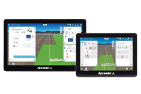 Ag Leader's new InCommand Go 16 (left) and Go 10 (right) in-cab displays.