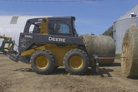 All Around the Farm: Hay Bale Skid Steer Attachment