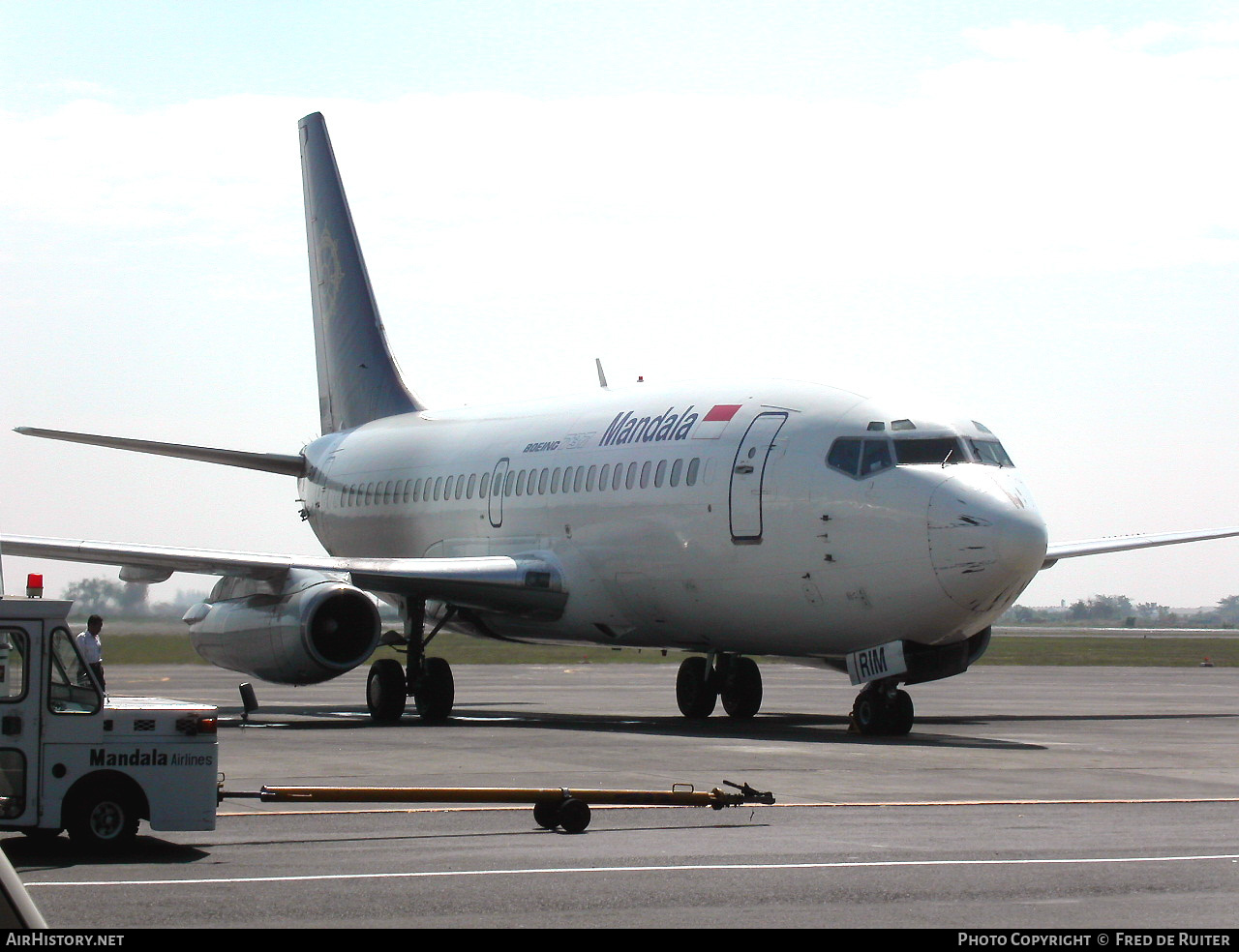 Aircraft Photo of PK-RIM | Boeing 737-230/Adv | Mandala Airlines | AirHistory.net #515067